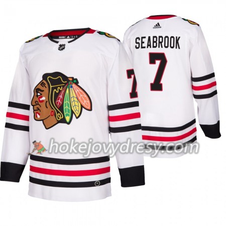 Pánské Hokejový Dres Chicago Blackhawks Brent Seabrook 7 Adidas 2019-2020 Bílá Authentic